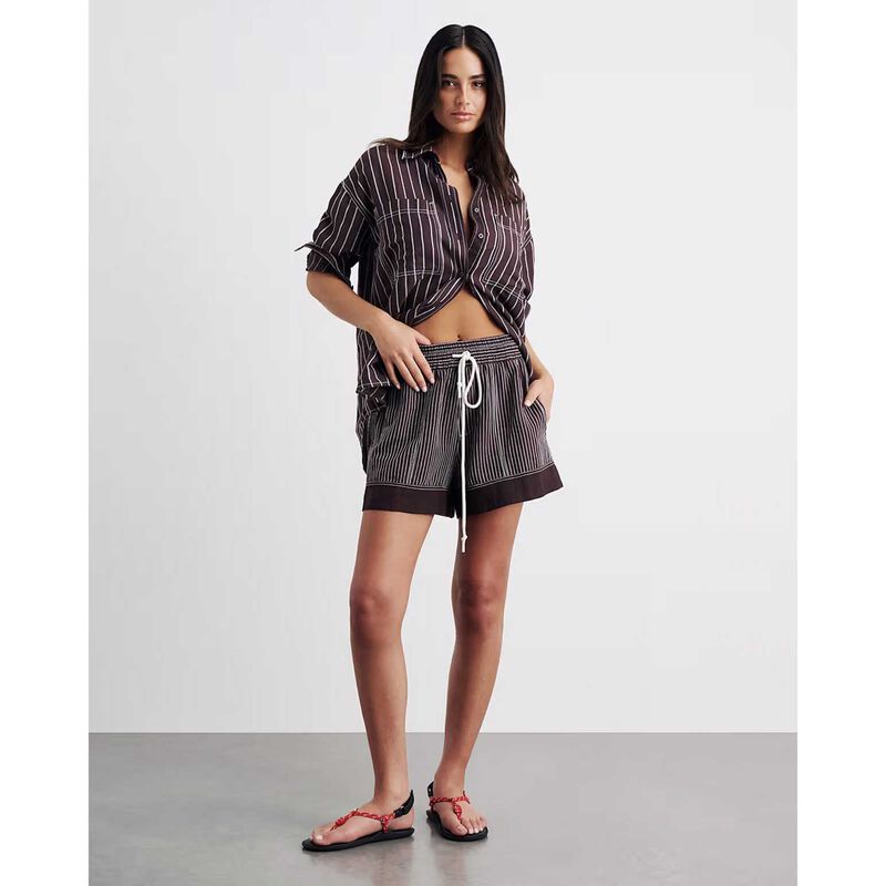 JAG Gigi Stripe Pull On Short image number 3